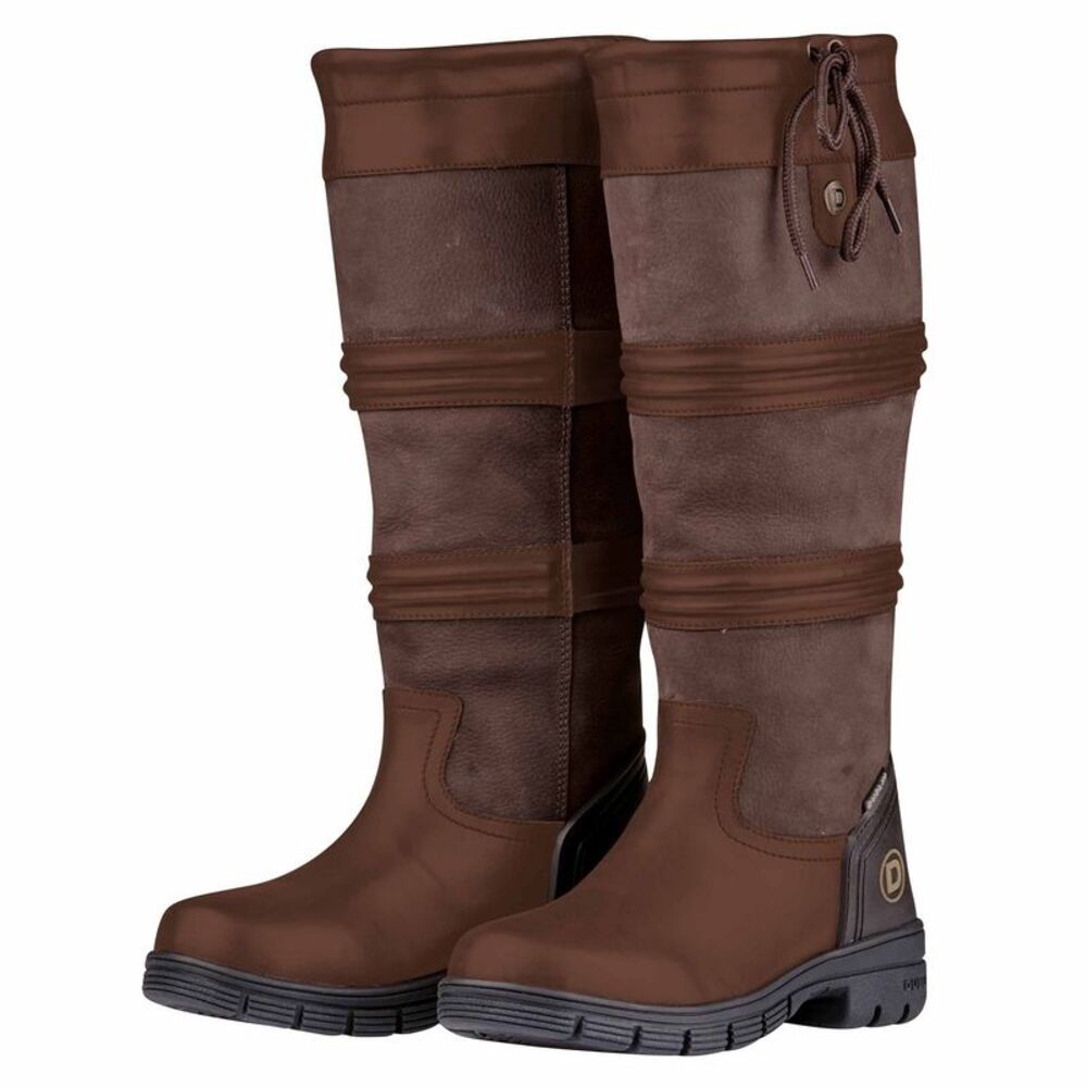 Dublin Unisex Adult Husk II Leather Jodhpur Boots / Brown - Picture 2 of 5